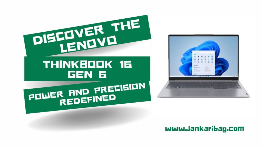 Discover the Lenovo think book16 gen 6