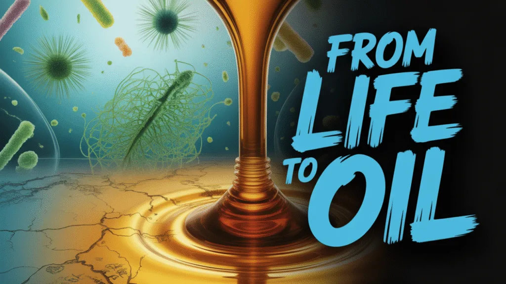 What is the process of formation of petroleum